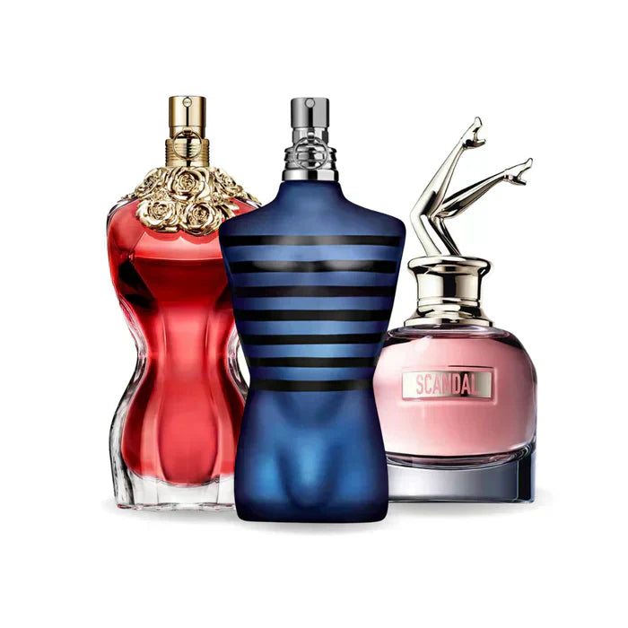 Set mit 3 Parfums LA BELLE, ULTRA MALE y Gaultier SCANDAL 100ml