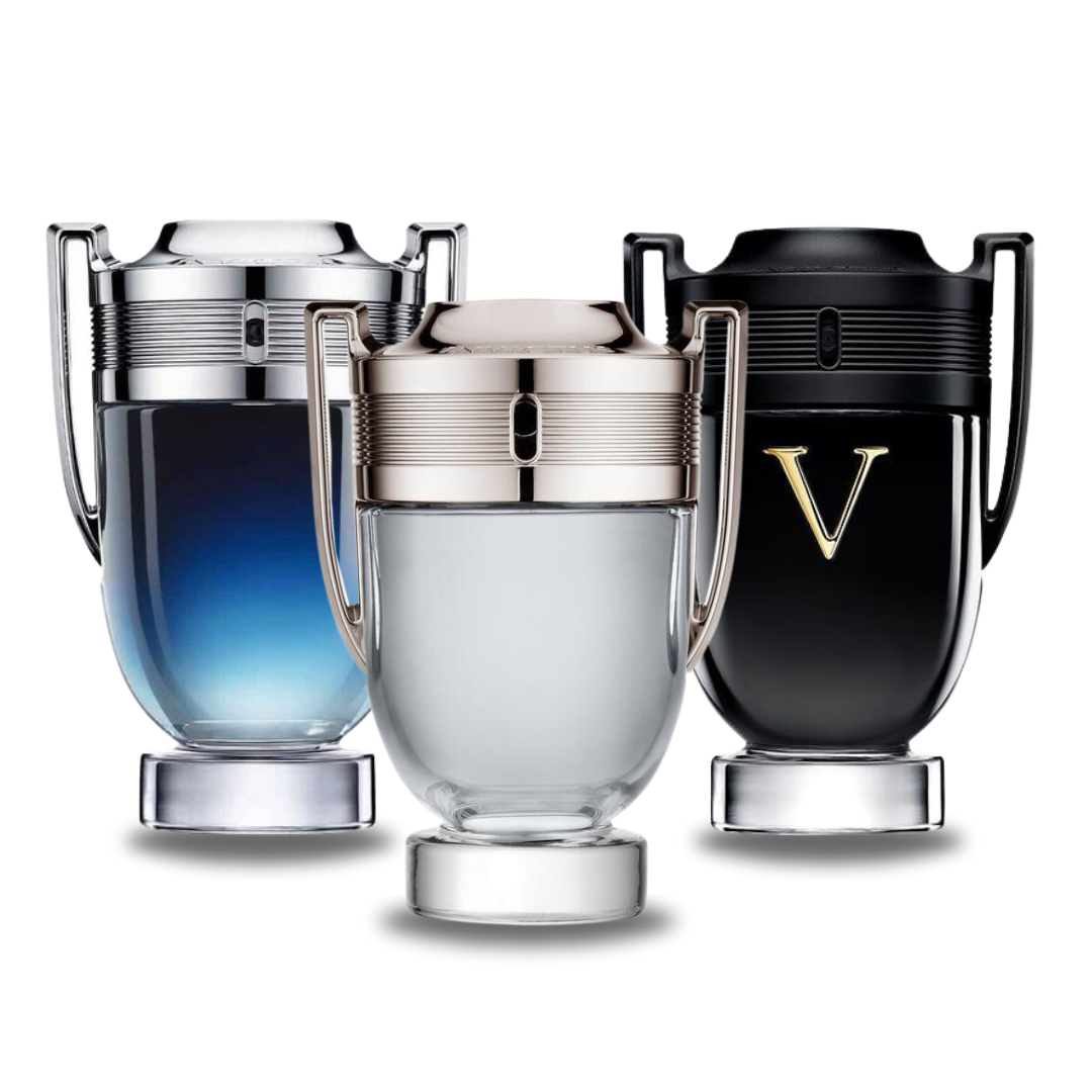 Set mit 3 Parfums Paco Rabanne INVICTUS LEGEND, INVICTUS y INVICTUS VICTORY 100ml
