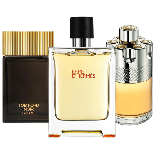 Set mit 3 Parfums Terre de’Herme, Azzaro Wanted,yTom Ford Noir Extreme 100ml